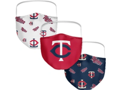 Fanatics Minnesota Twins 3-pk. Face Mask In Assorted