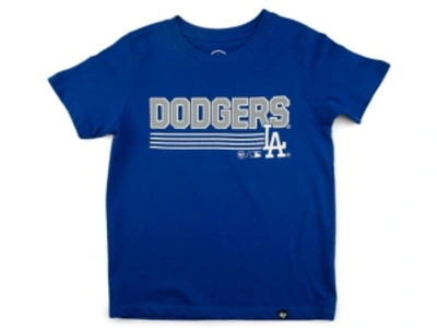 47 Brand Kids' Los Angeles Dodgers Youth Super Rival T-shirt In Royalblue
