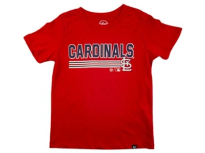 47 Brand Kids' Youth St. Louis Cardinals Super Rival T-shirt In Red
