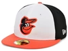 New Era Baltimore Orioles Mlb Team Classic 39thirty Stretch-fitted Cap In Black/orange