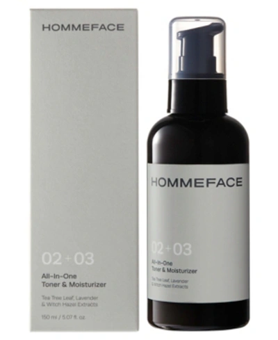 Hommeface All-in-one Toner & Moisturizer For Men, 5.07 Oz. In Heather Gray