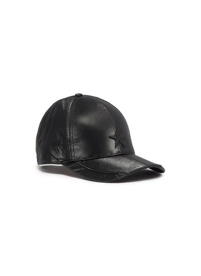 Smfk 'star' Appliqué Baseball Cap In Black