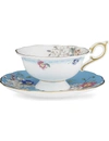 WEDGWOOD WEDGWOOD WONDERLUST APPLE BLOSSOM TEACUP AND SAUCER,79351492