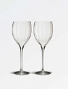 WATERFORD WATERFORD ELEGANCE OPTIC SAUVIGNON CRYSTAL WINE GLASSES SET OF TWO,82444853