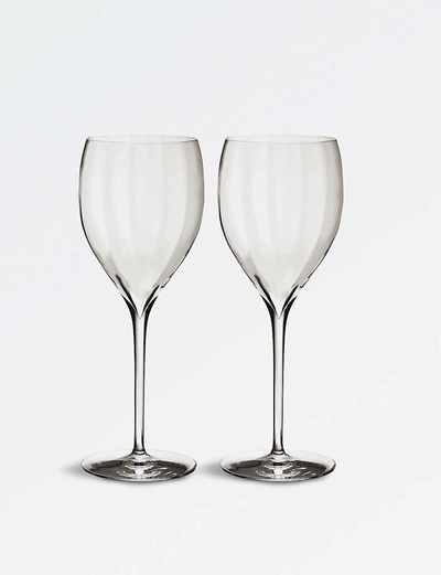WATERFORD ELEGANCE OPTIC SAUVIGNON CRYSTAL WINE GLASSES SET OF TWO,82444853