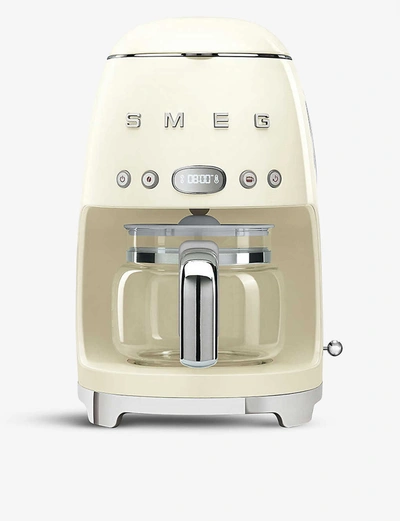Smeg Drip Filter Coffee Machine In Ivory White