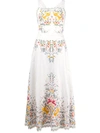 ZIMMERMANN CARNABY EMBROIDERED MIDI DRESS