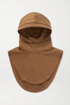 BURBERRY APPLIQUÉD COTTON-JERSEY HOOD