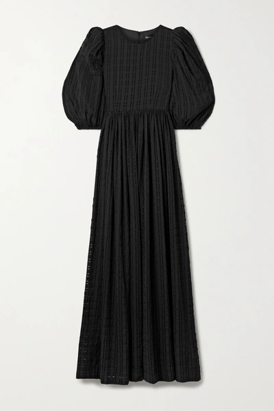 chinese dress ladies Black Gingham Josephina Midi Dress