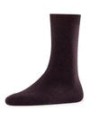 Falke Cosy Wool Socks In Violet Onyx