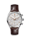 TAG HEUER CARRERA ELEGANCE 42MM STAINLESS STEEL & ALLIGATOR STRAP AUTOMATIC CHRONOGRAPH WATCH,400013147088