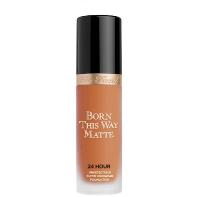 Too Faced Born This Way Matte 24 Hour Long-wear Foundation 30ml (various Shades) - Mahogany In White