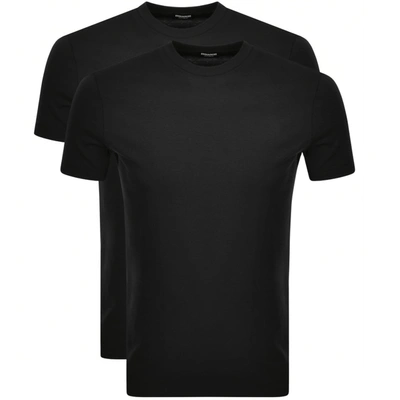 Dsquared2 2 Pack T Shirts Black
