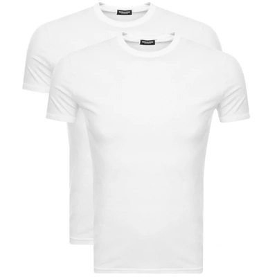 Dsquared2 2 Pack T Shirts White