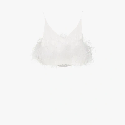 16ARLINGTON POPPY FEATHER CAMISOLE,T037S19WHT15697393