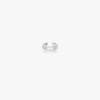 Anita Ko 18kt White Gold Baguette Diamond Ear Cuff In Silver