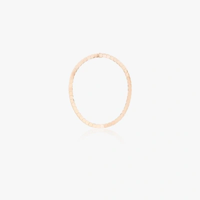 Anita Ko 18k Rose Gold Harlow Link Necklace In Pink