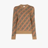 BURBERRY INTARSIA KNITTED jumper