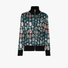 PALM ANGELS BLACK JEWEL PRINT TRACK JACKET,PWBD019F20FAB001108415457416