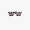 Balenciaga Rim Rectangular-frame Sunglasses In Black