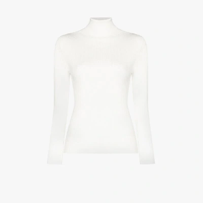 Fusalp White Ancelle Roll-neck Jumper