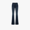 FRAME MID-RISE FLARED JEANS,LHF86515490060
