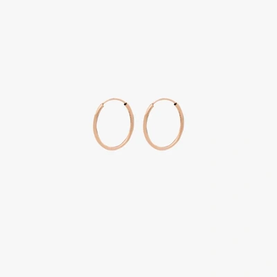 JACQUIE AICHE 14K ROSE GOLD HOOP EARRING,0013565815413196