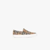 BURBERRY SLIP-ON-SNEAKERS MIT KAROMUSTER