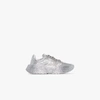 MM6 MAISON MARGIELA SILVER GLITTER CHUNKY SNEAKERS,S59WS0096P349415495658