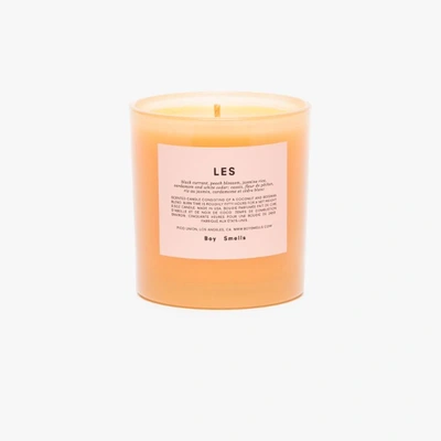 Boy Smells Orange Les Candle In Yellow