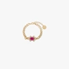 ANTON HEUNIS GOLD-PLATED CRYSTAL AND PEARL BRACELET,BWN20115377963