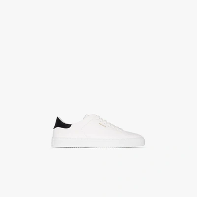 Axel Arigato White And Black Clean 90 Leather Sneakers