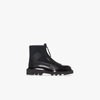 GIVENCHY BLACK COMBAT ANKLE BOOTS,BH601ZH0NN15072721