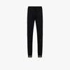 Versace Drawstring Waist Track Pants In Black