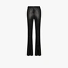 DE LA VALI BLUES SLIM FAUX LEATHER TROUSERS,AW20T402A15408780