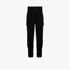 Rta Dallas Cropped Shell Slim-fit Pants In Black