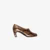 MAISON MARGIELA BROWN TABI 60 MOCK PYTHON PUMPS,S39WL0060P278515384816