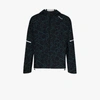 2xu Black And Blue Ghst Hooded Jacket In Black