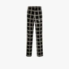 PALM ANGELS CHECKED TRACK PANTS,PMCA084F20FAB004106215457451