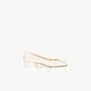 Maison Margiela White Tabi Kitten Heels In White