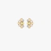 ANTON HEUNIS GOLD-PLATED CRYSTAL CLUSTER FAN EARRINGS,BWN30815380370