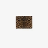 SAINT LAURENT BROWN LEOPARD PRINT CARD HOLDER,37077912S0J15222341