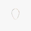 Roxanne First 14k Rose Gold Be Kind Beaded Jade Necklace In Pink