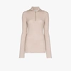 JIL SANDER NEUTRALS RIBBED WOOL SWEATER,JPPR759508WRY2117815390464