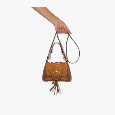 See By Chloé Brown Joan Small Leather Shoulder Bag