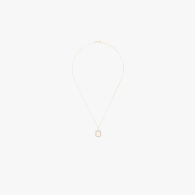 Mateo 14k Yellow Gold T Initial Diamond Necklace