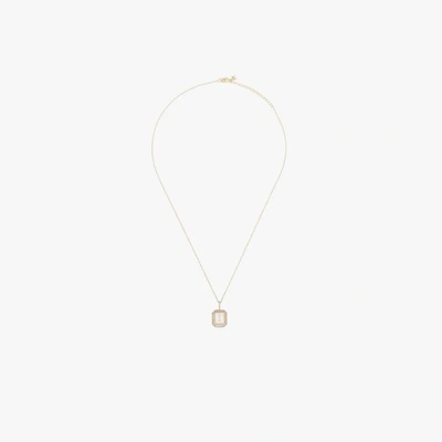 Mateo 14k Yellow Gold I-initial Diamond Necklace