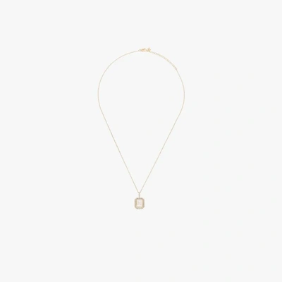 Mateo 14k Yellow Gold N Initial Diamond Necklace