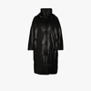 NANUSHKA ESKA FAUX LEATHER PUFFER COAT