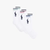 Polo Ralph Lauren White Big Polo Pony Striped Sock Set In White